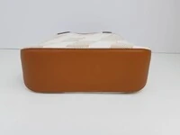 Bolsa Hermès Cabas H Em Biais 27 Caramelo Off White