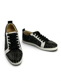Tênis Christina Louboutin Spikes Preto