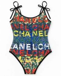 Body Chanel Stretch Multicolorido Coco Beach SS26