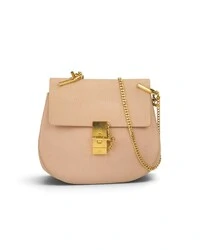 Bolsa Chloé Drew Mini Nude Rosé
