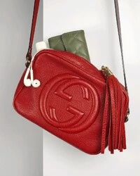 Bolsa Gucci Soho Disco Vermelha