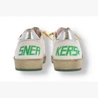 Tênis Golden Goose Superstar (Cadarço Amarelo) White+Black