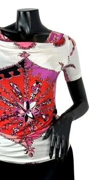 Blusa Emilio Pucci Estampada rosa