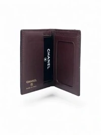 Carteira Chanel Classic Compact Wallet Caviar Black