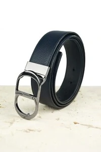 Cinto Christian Dior Reversível Azul Marinho