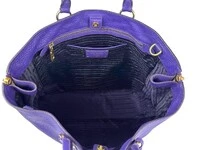 Bolsa Prada Vitello Daino Roxa