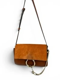 Bolsa Chloé Faye Small Caramelo