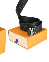 Cinto Louis Vuitton Reversível Monogram Eclipse