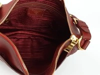 Bolsa Prada Hobo Burgundy