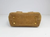 Bolsa Bottega Veneta Mini Arco Camurça Bege