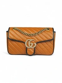 Bolsa Gucci Marmont GG Torchon Caramelo