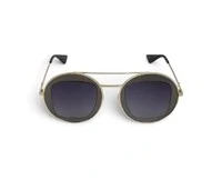 Óculos de Sol Gucci GG0105S Redondo Preto