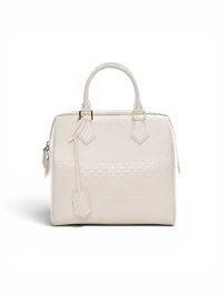 Bolsa Louis Vuitton Damier Facette Speedy Cube MM Cream