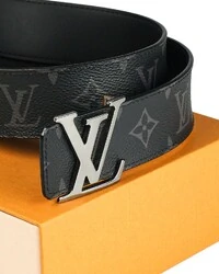 Cinto Louis Vuitton Reversível Monogram Eclipse