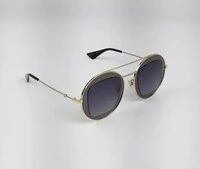 Óculos de Sol Gucci GG0105S Redondo Preto