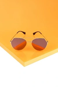 Óculos Fendi Eyeline Gold Rounded