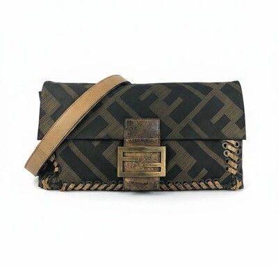 Foto Bolsa Fendi Baguette Tabacco Zucca Large