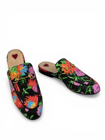 Foto Mule Gucci Horsebit Floral