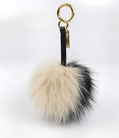 FotoCharme De Bolsa Fendi Vison Preto e Bege