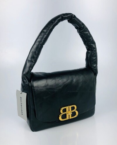FotoBolsa Balenciaga BB Soft Top Handle Preta