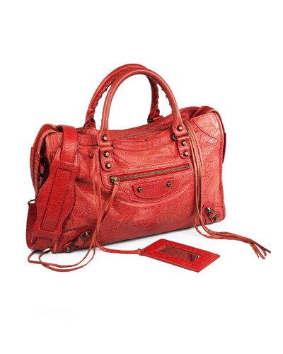FotoBolsa Balenciaga Giant City Vermelho