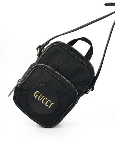 FotoBolsa Gucci Off The Grid Double Zip Mini Preta