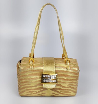 FotoBolsa Fendi Baguette Shopper Edição Limitada Dourada