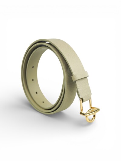 Foto Cinto Burberry Rocking Horse Verde Sage - 100 cm