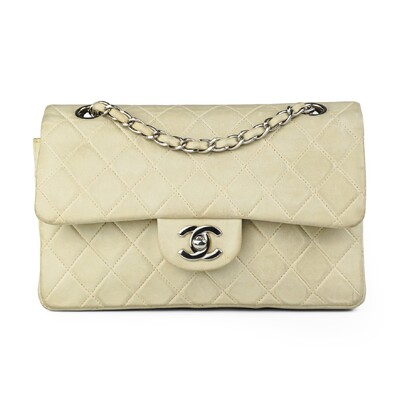 Foto Bolsa Chanel Doubleflap 11.12 Lambskin Off White