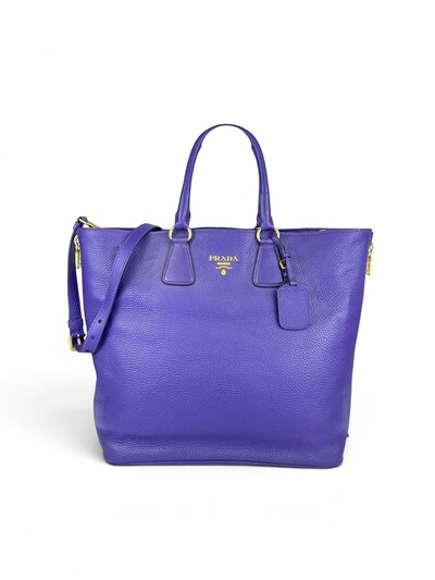 Foto Bolsa Prada Vitello Daino Roxa