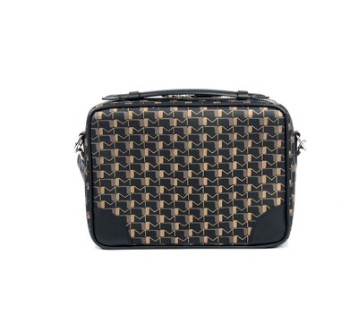FotoBolsa Moynat Toile 1920 Camera Bag Carbon Bronze Yellow