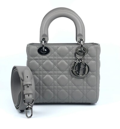 Foto Bolsa Dior Lady Dior My ABCDior Small Cinza