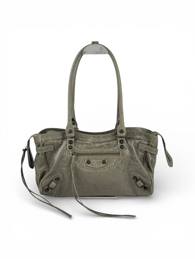 Foto Bolsa Balenciaga Le City East West Verde Musgo