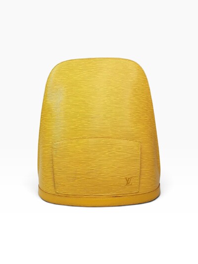 Foto Mochila Louis Vuitton em Couro EPI Amarela
