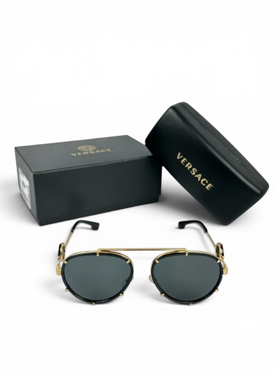 FotoÓculos De Sol Versace Aviador 2232 Preto