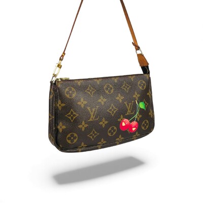 FotoBolsa Louis Vuitton Pochette Murakami Cherry Monogram