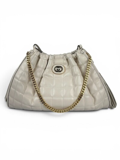 Foto Bolsa Gucci Deco Medio Tote Ivory