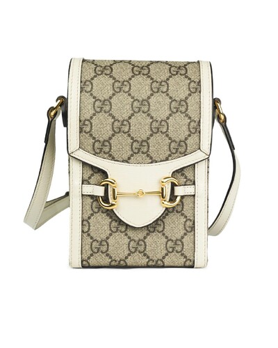 Foto Mini Bolsa Gucci Horsebit 1955 Monogram