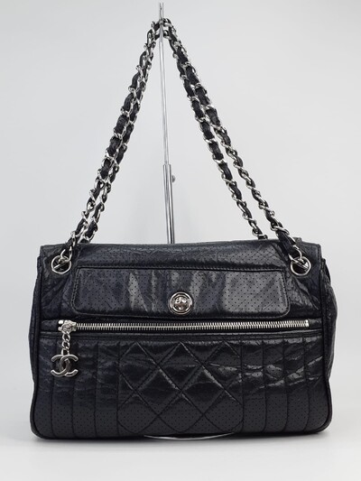 Foto Bolsa Chanel Couro Preta