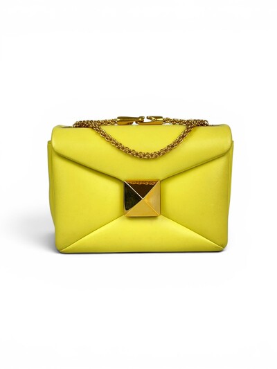 Foto Bolsa Valentino One Stud Amarela Lima