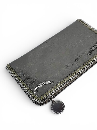 FotoClutch Stella McCartney Falabella Verde Metalizado