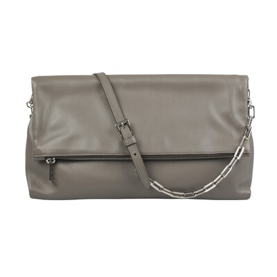 Foto Bolsa Prada Over Flap Cinza
