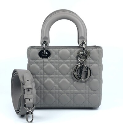 Foto Bolsa Dior Lady Dior My Abcdior Small Cinza