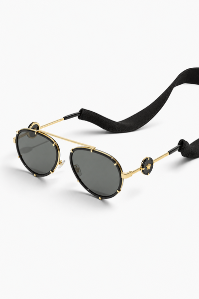 Foto Óculos De Sol Versace Medusa Aviator Preto
