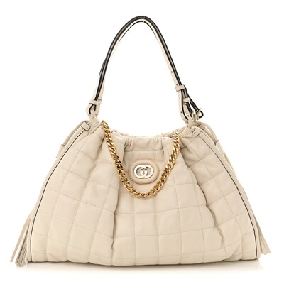 Foto Bolsa Gucci Deco Medio Tote Ivory