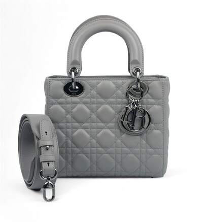 Foto Bolsa Dior Lady Dior My ABCDior Small Cinza
