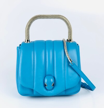 Foto Bolsa Bvlgari X Ambush Serpente Azul