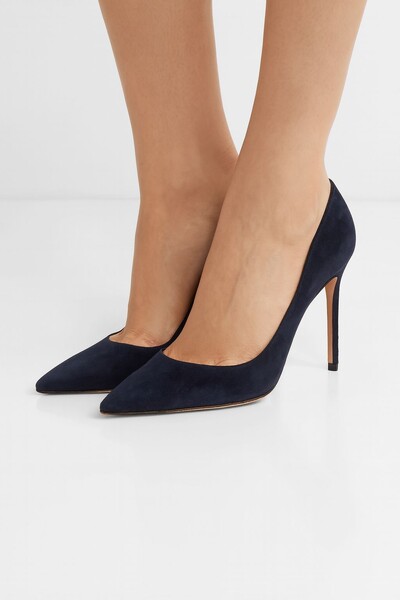 FotoSapato Manolo Blahnik Camurça Azul Marinho