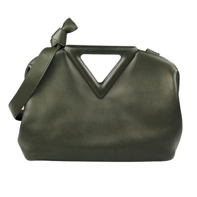 Foto Bolsa Bottega Veneta Point Medium Verde