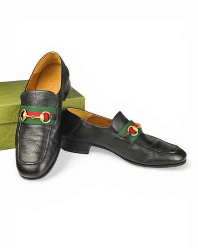 FotoGucci 1953 Horsebit Loafer Preto